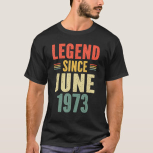 T-shirt 50 ans de légende depuis juin 1973 50e anniversair
