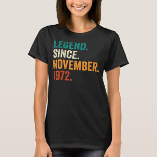 T-shirt 50 ans de légende depuis novembre 1972 50e oiseau
