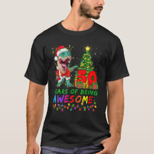 T-shirt 50 Ans D'Être Un Magnifique Dinosaure 50E Annivers
