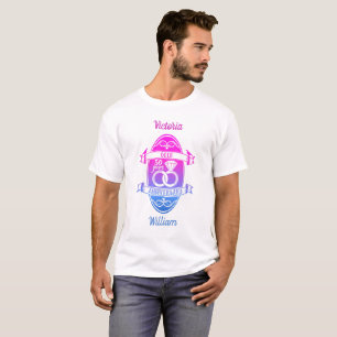 T-shirt 50 ans d'or traditionnel 50e mariage anniversaire