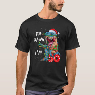 T-shirt 50 ans Fa Rawr j'ai 50 ans Dinosaure 50e Anniversa