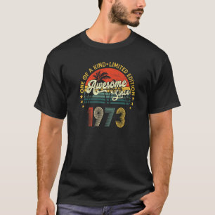 T-shirt 50 Ans Fabriqué En 1973 50e Anniversaire