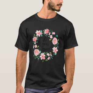 T-shirt 50 ans Hommes aimés Femmes 50 ans Floral 50e