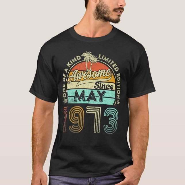T-shirt 50 Ans Mai 1973 50E Anniversaire (Devant)