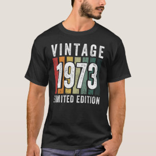 T-shirt 50 ans Vintage 1973 50e anniversaire