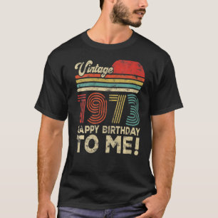 T-shirt 50 ans Vintage 1973 50e anniversaire 5