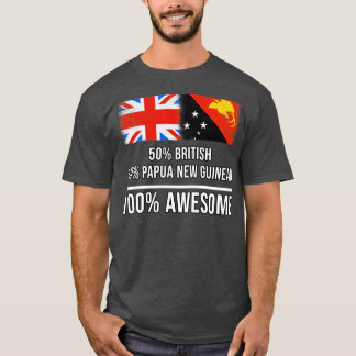 T-shirt 50 Britannique 50 Papouasie-Nouvelle-Guinée 100 Ca