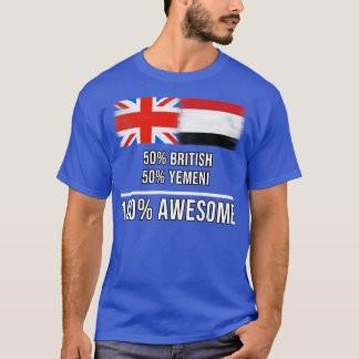 T-shirt 50 Britannique 50 Yéménites 100 Cadeau fantastique