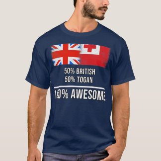 T-shirt 50 Britanniques 50 Togan 100 Cadeau génial pour To