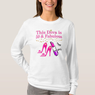 T-SHIRT 50 ET DIVA FABULEUX