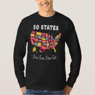 T-shirt 50 États Y Ont Fait Ce Souvenir Pour Hommes F
