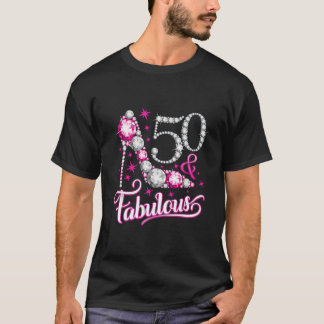 T-shirt 50 Fifty And Fabulous For Ladies