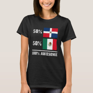 T-shirt 50 République dominicaine 50 Mexique Mexique Mexiq
