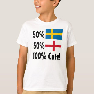 T-shirt 50% suédois 50% anglais 100% mignon