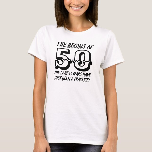 T-shirt 50e anniversaire / 50e anniversaire cadeau (Devant)