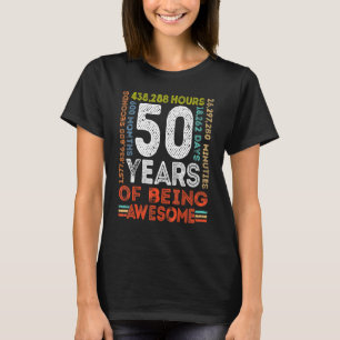 T-shirt 50e anniversaire Awesome 50 ans Ancien Vintage Rét