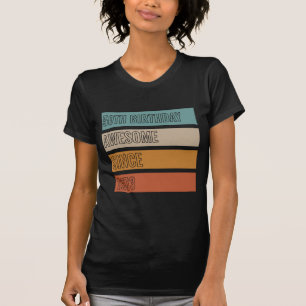 T-shirt 50e anniversaire Awesome depuis 1973 50 ans d'être
