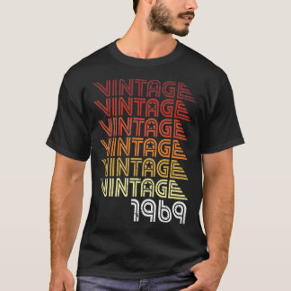T-shirt 50e Anniversaire Cadeau Anniversaire Né en 1969 Ré