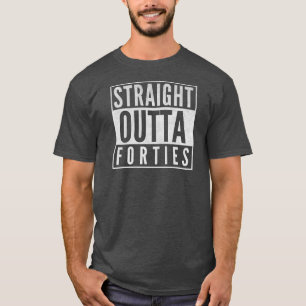 T-shirt 50e Anniversaire Cadeau Funny Straight Outta Quart