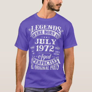 T-shirt 50e Anniversaire Cadeaux Légendes Né En Juillet 19