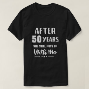 T-shirt 50E Anniversaire De Mariage Don Du Mari Amusant