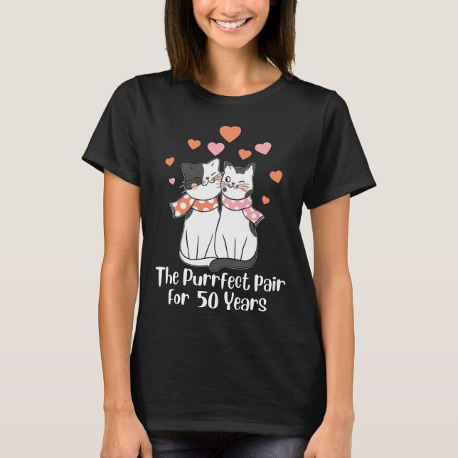 T-shirt 50e anniversaire de mariage pour les Amoureux de l (Devant)