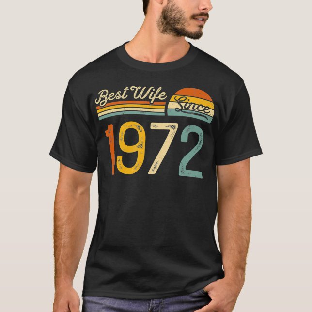 T-shirt 50e anniversaire de Mariage pour sa meilleure femm (Devant)