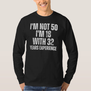 T-shirt 50E Anniversaire Drôle