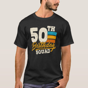 T-shirt 50E Anniversaire Du Groupe Squad - 50 Ans Vieux An