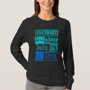 T-shirt 50e anniversaire légendaire depuis juillet 1972 Vi