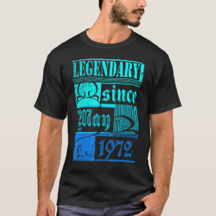 T-shirt 50e anniversaire Légendaire depuis mai 1972 Ret Vi