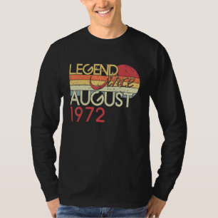 T-shirt 50e anniversaire Ma 50 ans légende depuis août