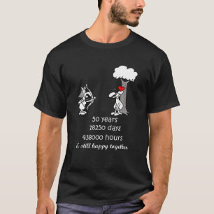 T-shirt 50E Anniversaire Mariage Cadeau Parents 50 Ans De