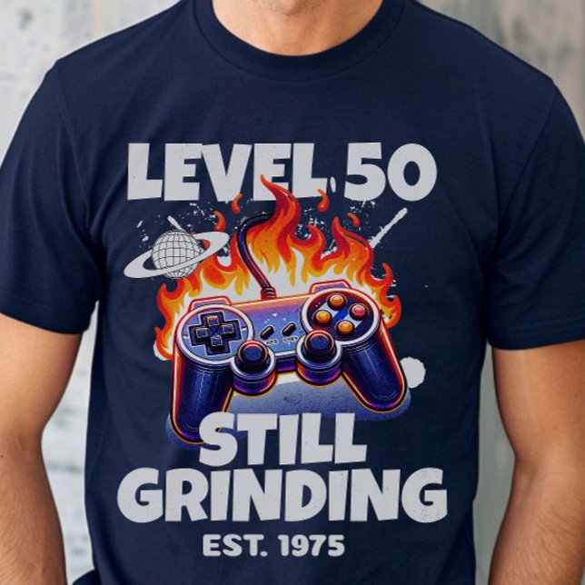 T-shirt 50e Anniversaire Moderne contrôleur de jeu Anniver (Créateur téléchargé)