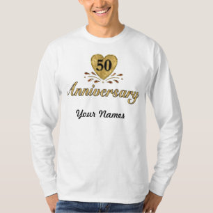 T-shirt 50e anniversaire - Or