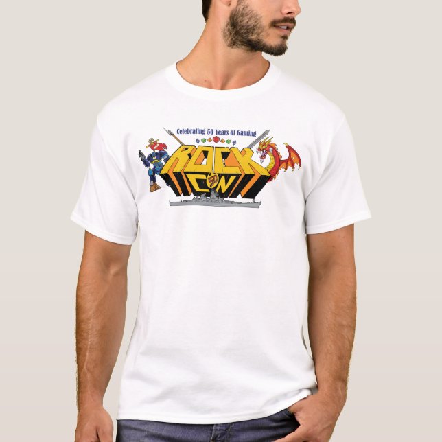 T-shirt 50e anniversaire Rock-Con (Devant)