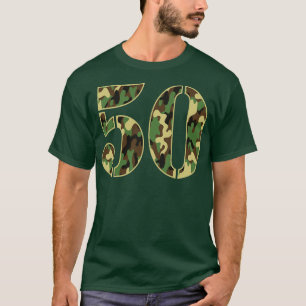 T-shirt 50e anniversaire Soldat Numéro 50 ans Militaire