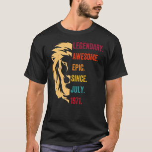 T-shirt 51 ans de légende depuis juillet 1971 51e annivers
