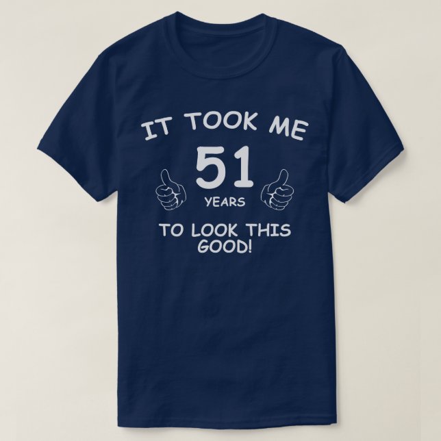 T-shirt 51e anniversaire (Design devant)
