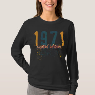 T-shirt 51e anniversaire Dames Mens 51 ans 1971