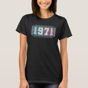 T-shirt 51e anniversaire Dames Mens 51 ans 1971 22