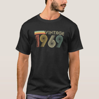 T-shirt 51e cadeau d'anniversaire, Vintage 1969