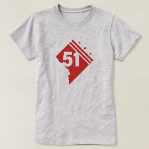 T-shirt 51e statut d'État à Washington DC