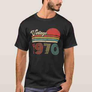 T-shirt 52 Anniversaire Vintage 1970 52e anniversaire