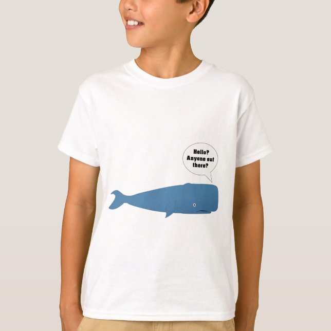 T-shirt 52 Hertz - la baleine la plus seule au monde (Devant)