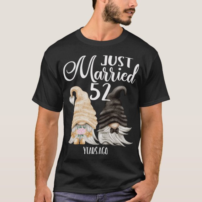 T-shirt 52e anniversaire de Mariage - Marié 52 ans (Devant)
