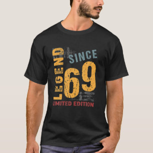 T-shirt 53 Ans Vintage 1969 53E Anniversaire Décoration