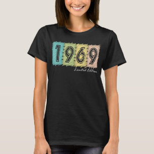 T-shirt 53e anniversaire Dames Mens 53 ans 1969