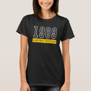 T-shirt 53e anniversaire Dames Mens 53 ans 1969 7