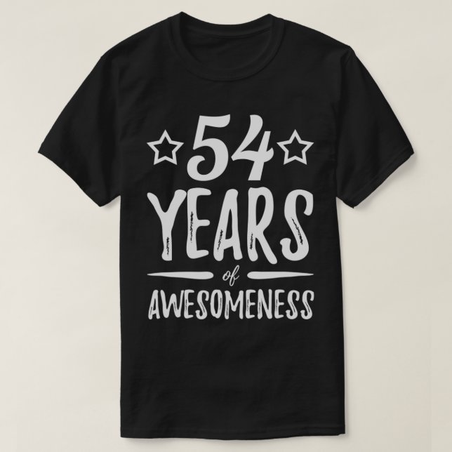 T-shirt 54 Années d'Awesominess Funny 54e Anniversaire Don (Design devant)
